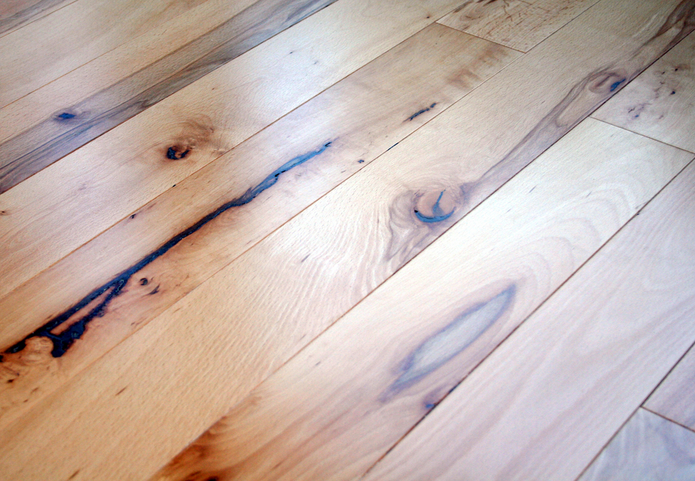 Cleaned Prefinished Hardwood Floor